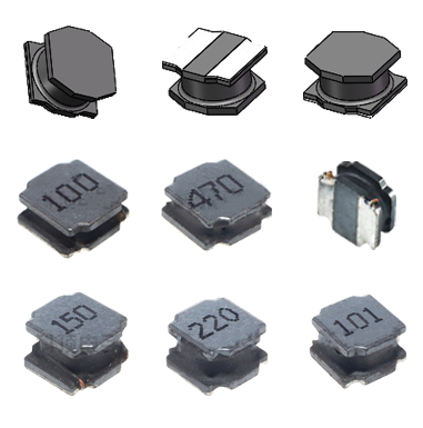 SMD magnetic shielding inductor